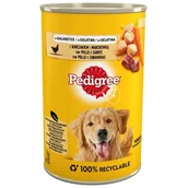 Mokra karma dla psów - Pedigree Adult Kurczak I Marchew Puszka 400G - miniaturka - grafika 1