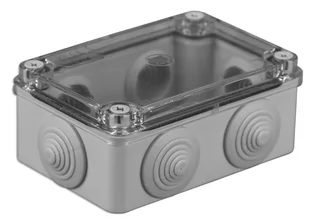Pawbol Puszka natynkowa S-Box 206-P 120x80x50 6 dławików IP65 S-BOX206-P - Inne akcesoria elektryczne - miniaturka - grafika 1