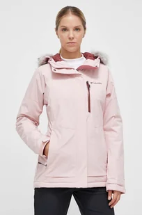 Columbia kurtka Ava Alpine Insulated kolor różowy - Kurtki i kamizelki sportowe damskie - miniaturka - grafika 1