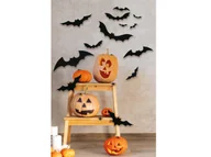 Halloween - Dekoracja Nietoperze na Halloween - 8 szt. - miniaturka - grafika 1