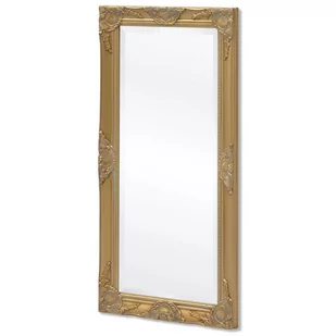 Lustro ścienne w stylu barokowym 100x50 cm, złote - Lustra - miniaturka - grafika 1