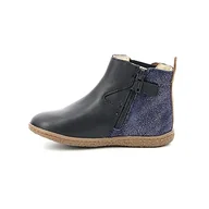 Botki damskie - Kickers Vermillon, Botki dziewczęce, Metaliczne morskie, 27 EU - miniaturka - grafika 1