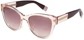 Okulary przeciwsłoneczne - Furla Unisex SFU593 okulary przeciwsłoneczne, różowe, rozmiar 54, Rosa, 54 - miniaturka - grafika 1