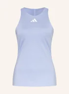 Koszulki i topy damskie - Adidas Tank Top blau - miniaturka - grafika 1