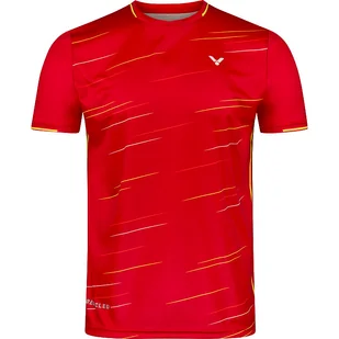 Koszulka męska Victor  T-23101 D Red L - Koszulki sportowe męskie - miniaturka - grafika 1