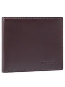 Portfele - Semi Line Duży Portfel Męski P8222-1 Brązowy - miniaturka - grafika 1