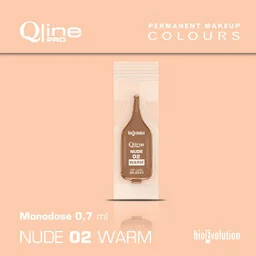 Jednorazowy pigment do makijażu permanentnego Bioevolution Nude 02 Warm Qline Pro 0,7ml monodose - Pozostałe akcesoria kosmetyczne - miniaturka - grafika 1