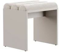 Taborety i hokery - Kaszmirowy taboret tapicerowany welurem - Ardium - miniaturka - grafika 1