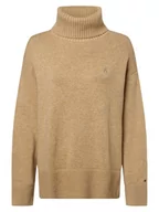 Swetry damskie - Tommy Hilfiger - Sweter damski, beżowy - miniaturka - grafika 1