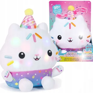 KOCI DOMEK GABI Gabby interaktywna MASKOTKA ŁAKOTEK CAKEY CAT PLUSZAK 25cm - Zabawki interaktywne dla dzieci - miniaturka - grafika 1