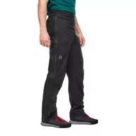 Odzież trekkingowa damska - Spodnie Trekkingowe Męskie Black Diamond Stormline Stretch Full Zip Rain Pants - miniaturka - grafika 1