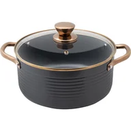 Garnki - Garnek z pokrywką Lamart LT1241 Orro, 24 cm - miniaturka - grafika 1