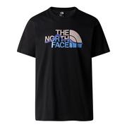 Koszulki sportowe męskie - Koszulka The North Face Mountain Line 0A87NTJK31 - czarna - miniaturka - grafika 1