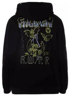 Bluzy męskie - bluza męska FALLEN GARGOYLE HOODIE BLACK/WHITE - miniaturka - grafika 1
