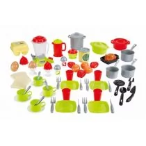 Ecoiffier Smoby Zestaw Obiadowy 70 akcesoriów 2598 - Zabawki AGD - miniaturka - grafika 1