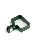 Akcesoria do ogrodzeń - Obejma końcowa na słup 40 x 60 mm zielona 6005 - miniaturka - grafika 1