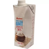 Śmietana - Auchan - Śmietanka UHT 36% - miniaturka - grafika 1