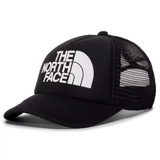 Czapki męskie - The North Face Czapka z daszkiem Youth Logo Trucker NF0A3SIIKY41 Tnfblack/Tnfwht - grafika 1