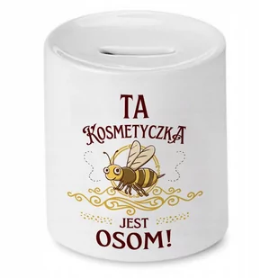 Skarbonka Dla Kosmetyczki na Imieniny Prezent z Nadrukiem ze Zdjęciem - Skarbonki Skarbonka Dla Kosmetyczki na Imieniny Prezent z Nadrukiem ze Zdjęciem - Skarbonki - miniaturka - grafika 1