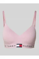 Biustonosze - Biustonosz z mieszanki bawełny model TH HERITAGE - Tommy Hilfiger - miniaturka - grafika 1