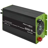 Przetwornice samochodowe - Qoltec Monolith 3000/6000W 12V/230V Czysty sinus - miniaturka - grafika 1