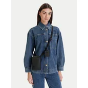 Torby męskie - Saszetka Calvin Klein Puffer Utility Phone Crossbody LV04D1115G Czarny - miniaturka - grafika 1