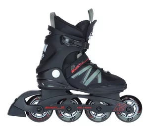 K2, Rolki męskie Kinetic 80 PRO XT, Czarno-Czerwony, rozm. 46 - Rolki - miniaturka - grafika 1