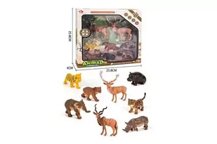 Zestaw dzikich zwierząt 8 el. - Artyk - Figurki dla dzieci - miniaturka - grafika 1