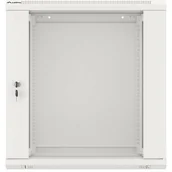Szafy rack - Lanberg Szafa wiszący 19" 12U, 600x450, szara FLAT PACK WF01-6412-10S - miniaturka - grafika 1