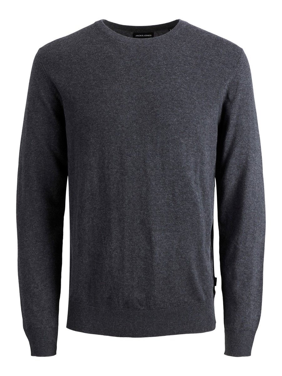 maglie uomo jack and jones 12208364 emil dark grey