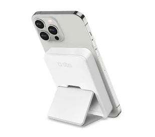 SBS TEBB5000MAGSTANDW 5000mAh MagSafe 10W Biały - Powerbanki - miniaturka - grafika 1