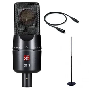 sE Electronics X1 S - Mikrofon pojemnościowy + statyw + kabel 3m ♦ 30 DNI NA ZWROT ♦ GWARANCJA DOOR-TO-DOOR ♦ SZYBKA WYSYŁKA - Mikrofony estradowe - miniaturka - grafika 1