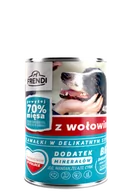 Mokra karma dla kotów - Frendi Frendi kawałki w delikatnym sosie z wołowiną 10x400g 56587-uniw - miniaturka - grafika 1