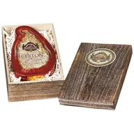 Herbata - Basilur Crimson Paulownia Box Czarna Herbata Cejlońska Skrzynka Puszka – 100 G - miniaturka - grafika 1