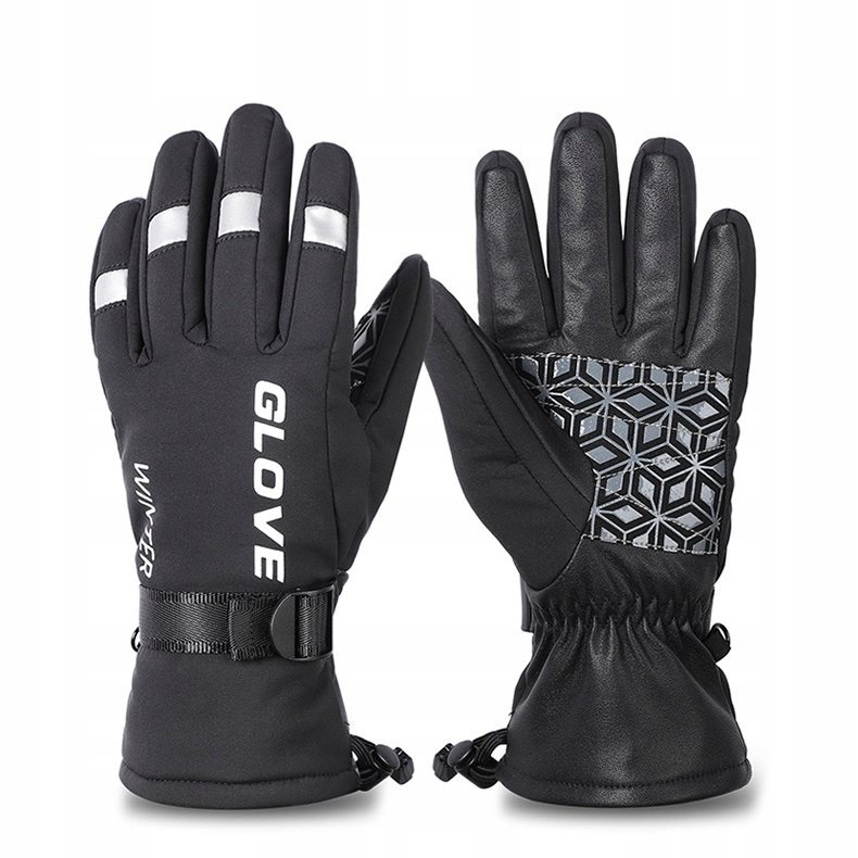 Rękawiczki zimowe na zimę na rower na narty na snowboard w góry mtb enduro