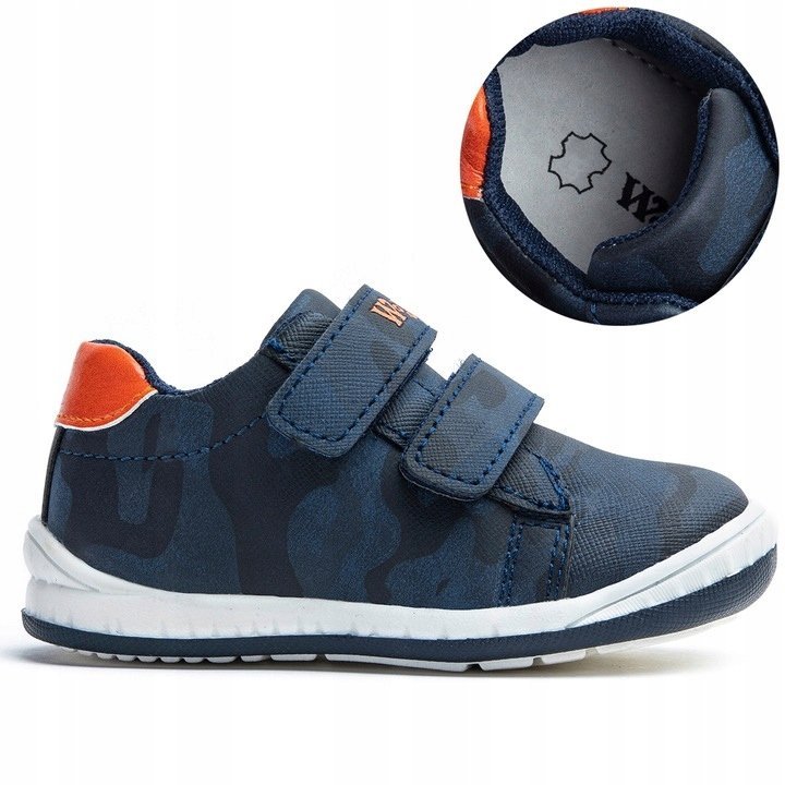 Wojtyłko buty sportowe skóra ekologiczna niebieski rozmiar 27