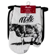 Fartuchy i rękawice kuchenne - Rękawica kuchenna i łapka kuchenna Miss Lucy Milk 18x25 cm; 20x20 cm - miniaturka - grafika 1
