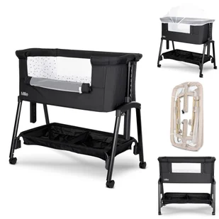 ŁÓŻECZKO DOSTAWNE TURYSTYCZNE REGULACJA WYSOKOŚCI MOSKITIERA LORELLI MILLIE - Łóżeczka i kojce - miniaturka - grafika 1