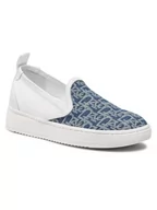 Sneakersy damskie - Pinko Sneakersy Liquirizia Slip On PE 21 BLKS1 1H20UM Y737 Biały - miniaturka - grafika 1