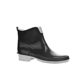 Kalosze damskie - Lemigo Buty Kalosz Damski Elke Czarny/szary, R.38 - miniaturka - grafika 1