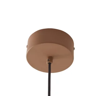 Lampa wisząca LED Lucande Lythara, brązowa, Ø 50 cm, aluminium - Lampy sufitowe - miniaturka - grafika 5