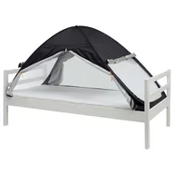Moskitiery - DERYAN Moskitiera namiot na łóżko, pop-up, 200x90x110 cm, czarna - miniaturka - grafika 1