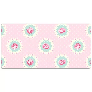 Podkład na biurko Różowy wzór 120x60 cm - Podkładki na biurko - miniaturka - grafika 1
