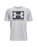 Koszulki męskie - Under Armour Mens Short-Sleeve Graph Men's Ua ABC Camo Boxed Logo Short Sleeve, Mod Gray Light Heather, 1361673-011, XS - miniaturka - grafika 1
