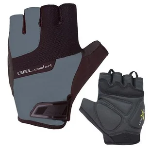Rękawiczki rowerowe Chiba Gel Comfort | GREY/BLACK 3XL - Rękawiczki rowerowe - miniaturka - grafika 1
