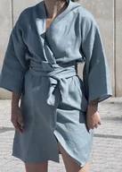 Sukienki - Lniane kimono nr 7 100% LEN - miniaturka - grafika 1