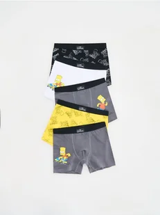 Reserved - Bokserki The Simpsons 5 pack - ciemnoszary - Skarpetki dla dzieci - miniaturka - grafika 1