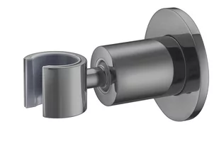 Uchwyt Na Słuchawkę Prysznicową Rio Gun Metal 04090BN Emporia - Słuchawki prysznicowe - miniaturka - grafika 1