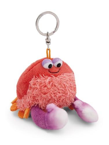 Breloczek Krab Seabelle 8 cm czerwony - Pluszowy towarzysz ze zrównoważonej produkcji przytulanka zwierzęca z kółkiem na klucze do smyczy, torby albo plecaka