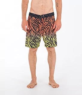 Spodenki męskie - Hurley Hurley Męskie szorty M Phtm Fl Ac Zebra 18' Board Shorts Total Orange 38 MBS0010300-803 - grafika 1